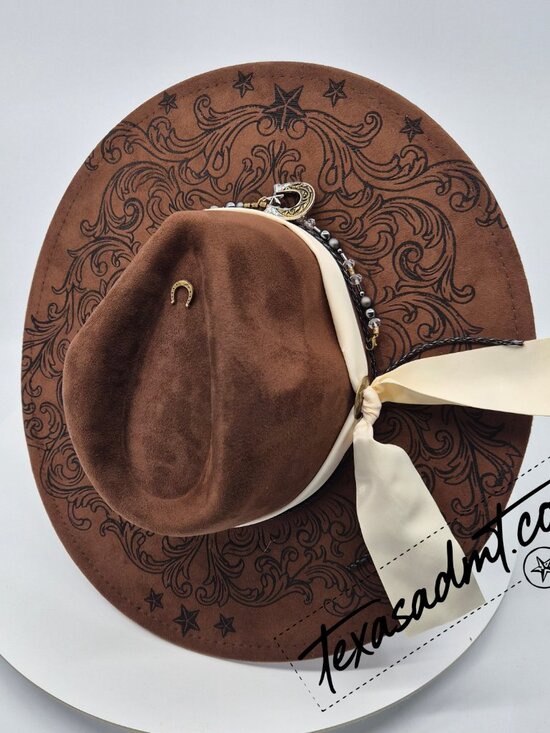 The Lone Star – Custom Engraved Western Hat main image 5